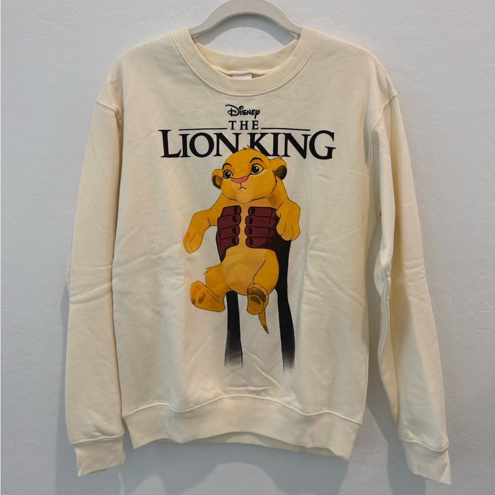 Oversized Lion King Simba Disney Sweatshirt NWOT